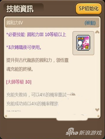 冒险岛手游海盗爆莉萌天使三转技能亲和力IV技能属性介绍-冒险岛online