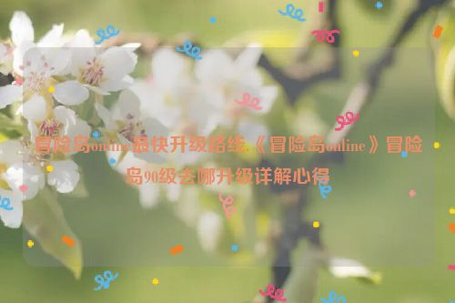 冒险岛online最快升级路线,《冒险岛online》冒险岛90级去哪升级详解心得