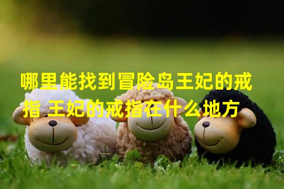 哪里能找到冒险岛王妃的戒指 王妃的戒指在什么地方  