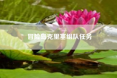 冒险岛克里塞组队任务（冒险岛克里塞怎么去）
