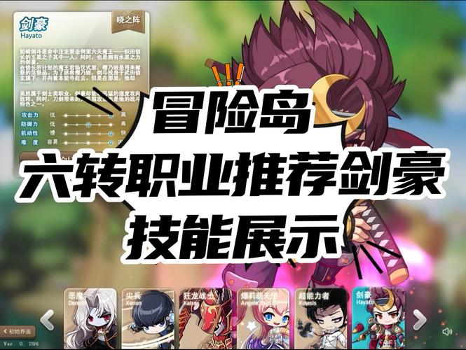 冒险岛剑豪5转技能讲解